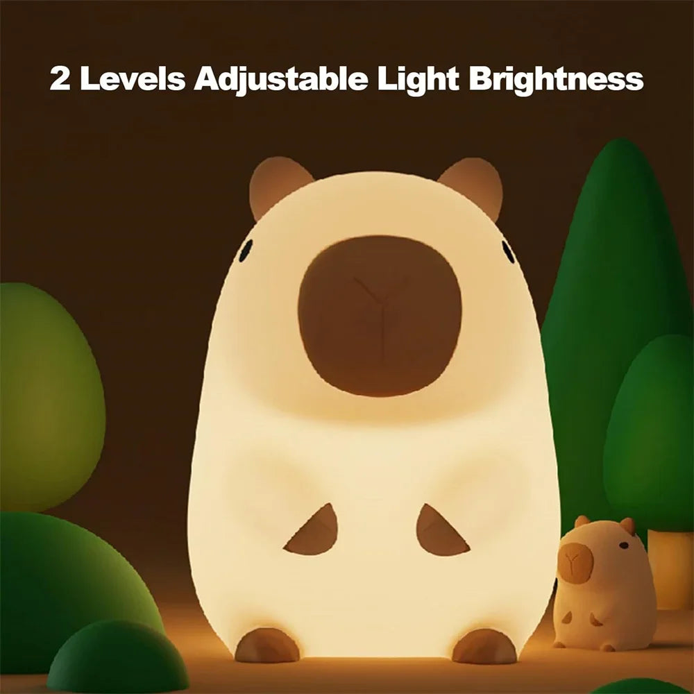 Charlie the Portable Capybara: Light Up Your Nights with Cuteness