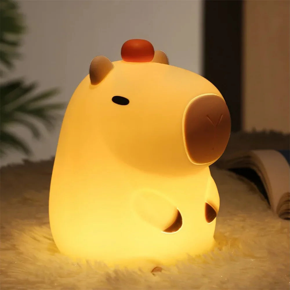 Charlie the Portable Capybara: Light Up Your Nights with Cuteness